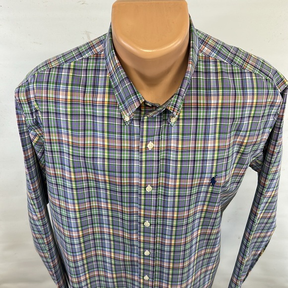 Ralph Lauren long sleeve button down collar shirt.  XL - Picture 3 of 7
